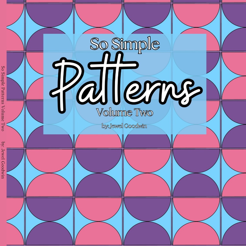 So Simple Patterns Hand-drawn no AI coloring book by Jewel Goodwin 