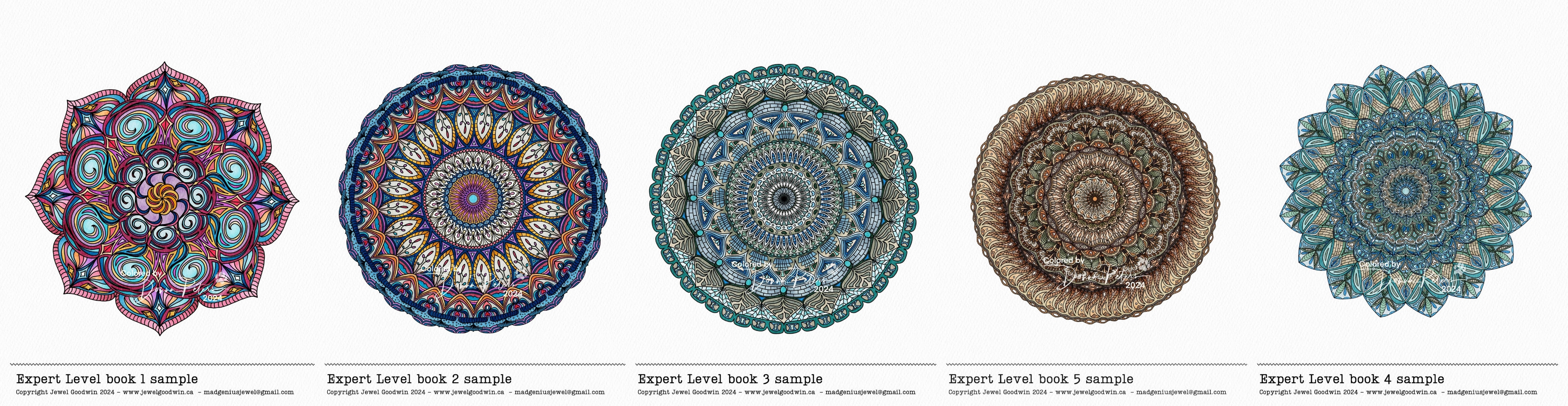 New Sampler Expert Level Extra Detailed Mandalas For Adult Coloring
