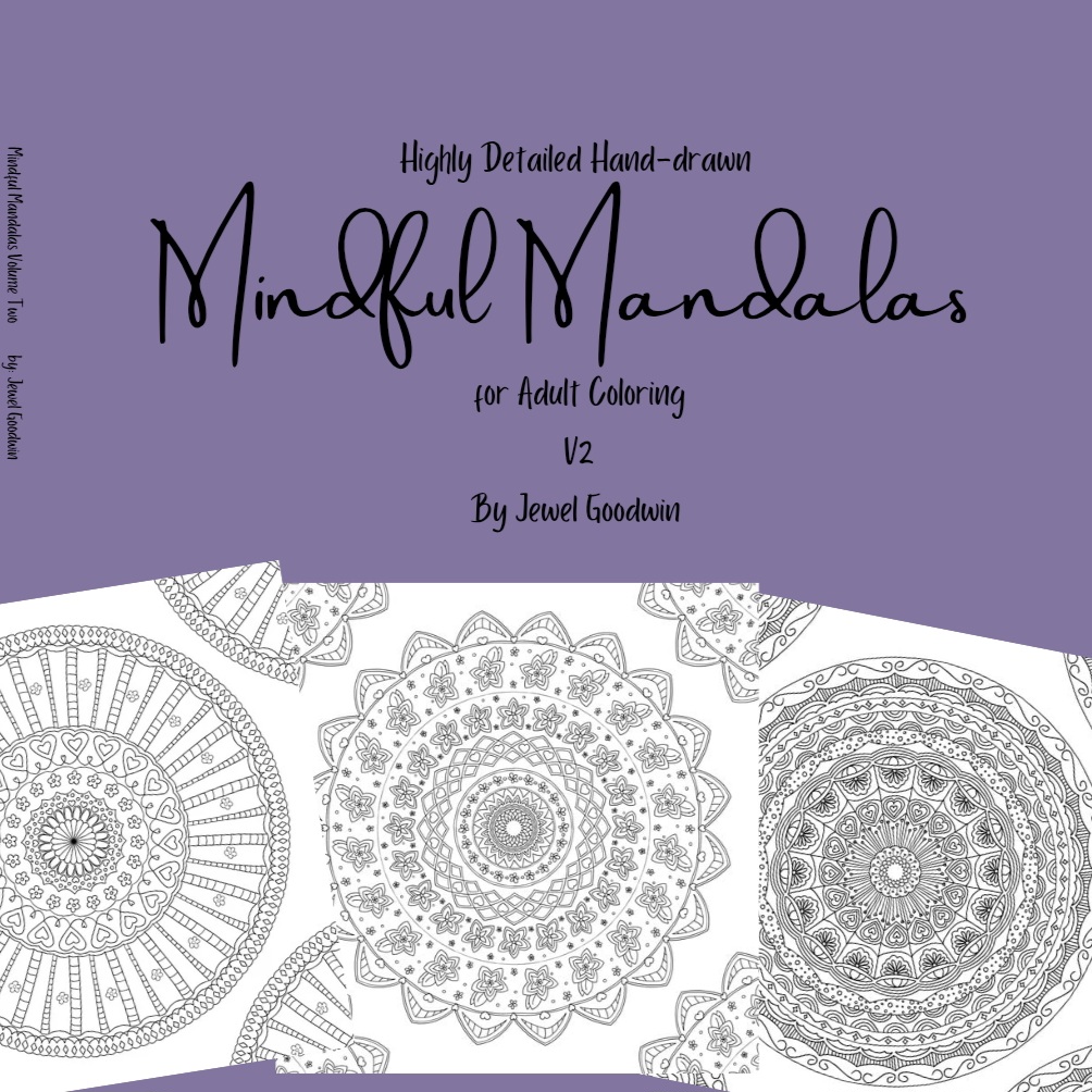 Highly Detailed Hand-drawn Mindful Mandalas Volume Two