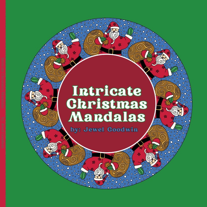 Intricate Christmas Mandalas printable coloring pages